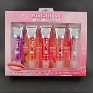 Lip Gel Set with Vitamin E - Pink Blush